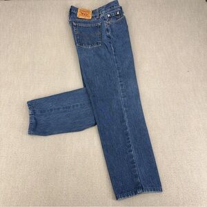90s Levis 560 Jeans Women’s 10 Blue Loose Fit Straight Leg Denim Size 28x29 Mom